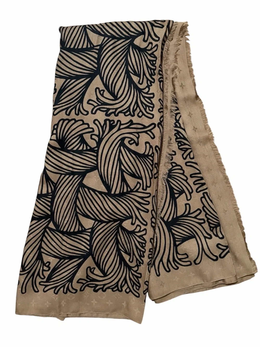 Louis Vuitton x Christopher Nemeth Oversized Monogram Rope Shawl Wrap 55x77 - Picture 4 of 8